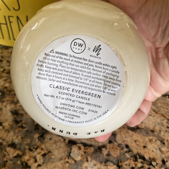 Rae Dunn JOY Candle - Picture 2 of 3